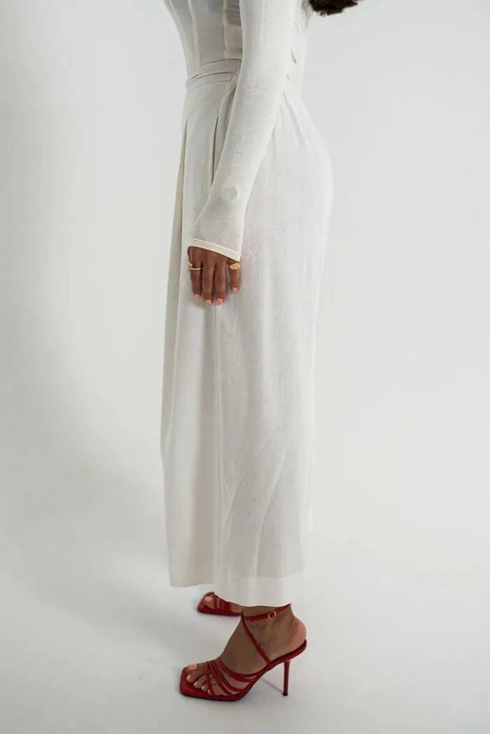 Pants Linen White