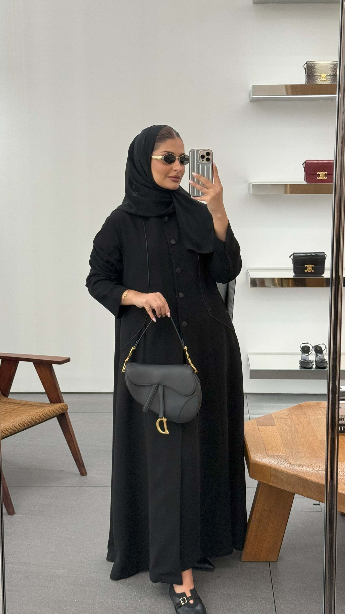 Crepe with silk lining