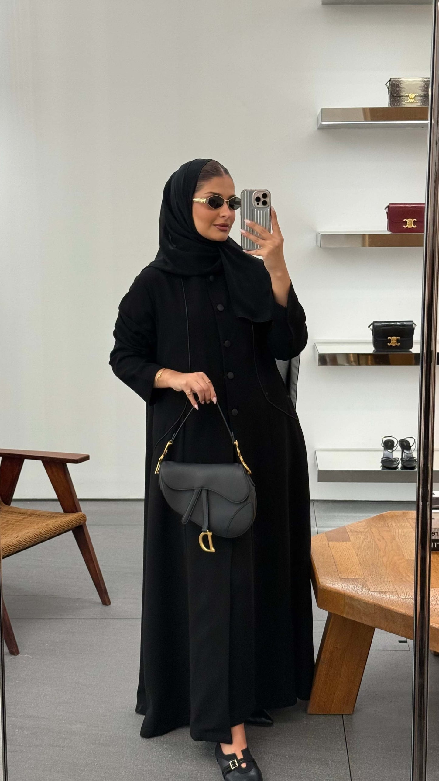 Crepe Abaya with Luxurious Silk Lining