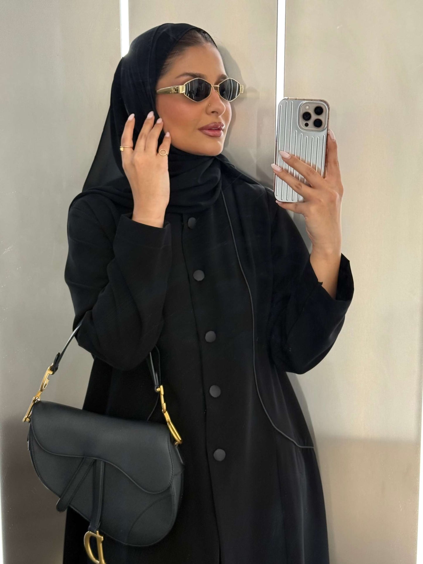 Crepe Abaya with Luxurious Silk Lining