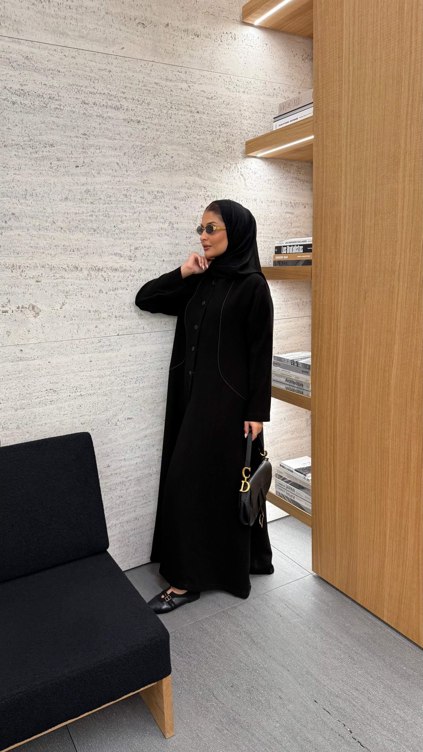 Crepe Abaya with Luxurious Silk Lining