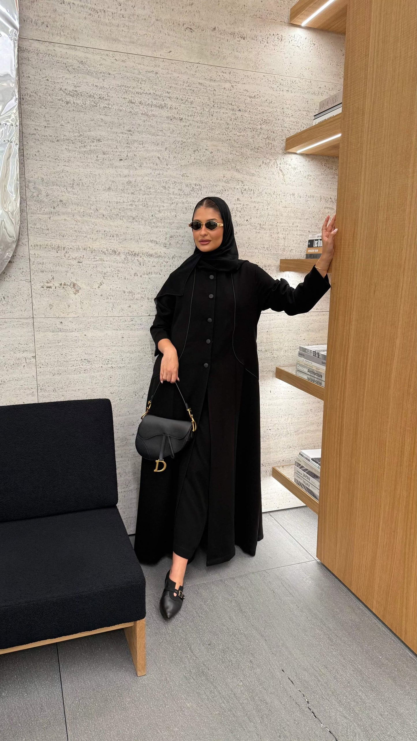 Crepe Abaya with Luxurious Silk Lining