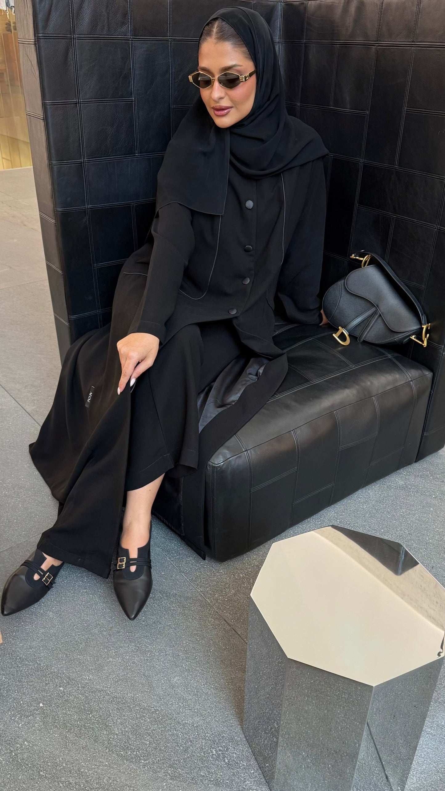 Crepe Abaya with Luxurious Silk Lining