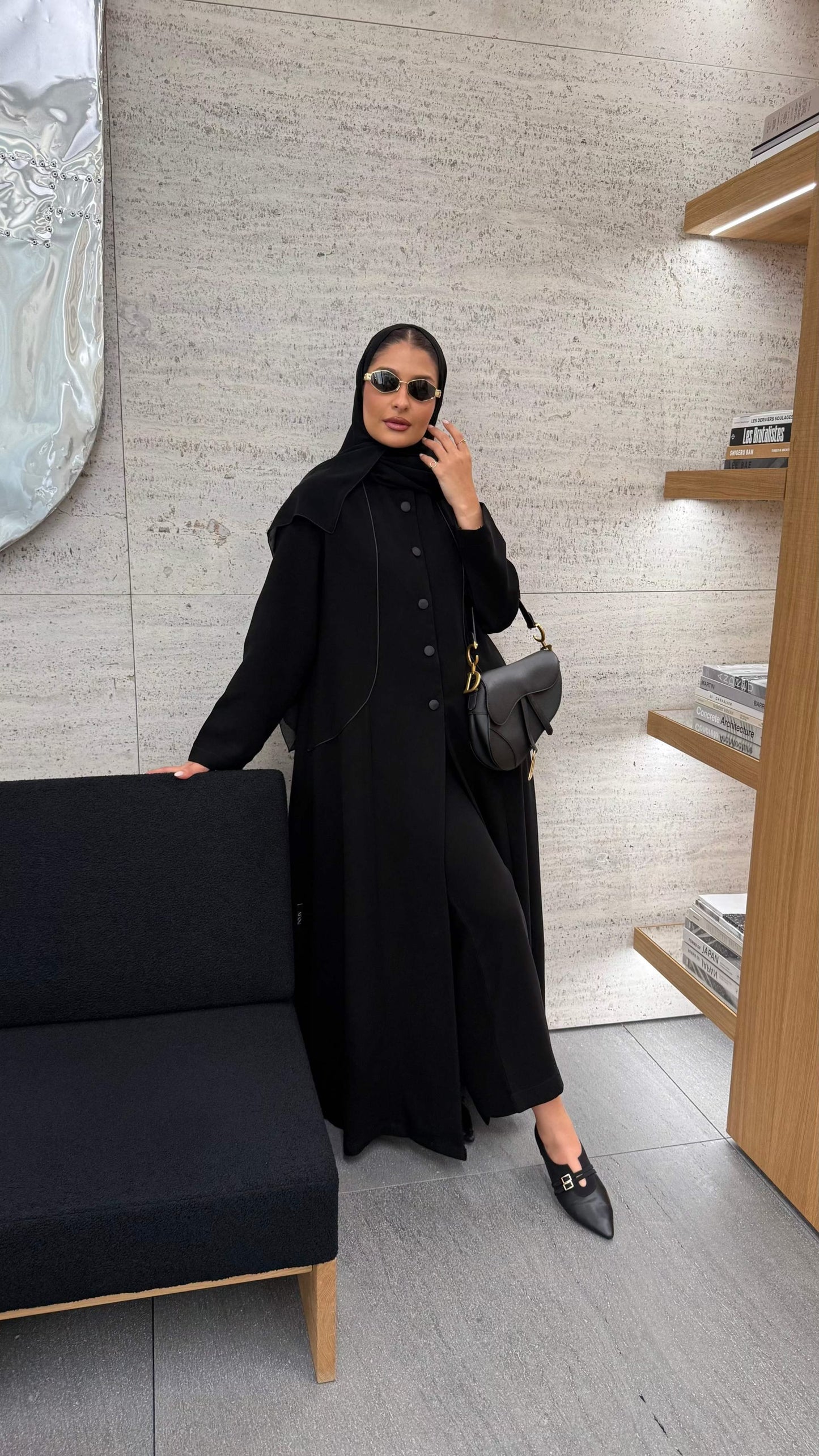 Crepe Abaya with Luxurious Silk Lining