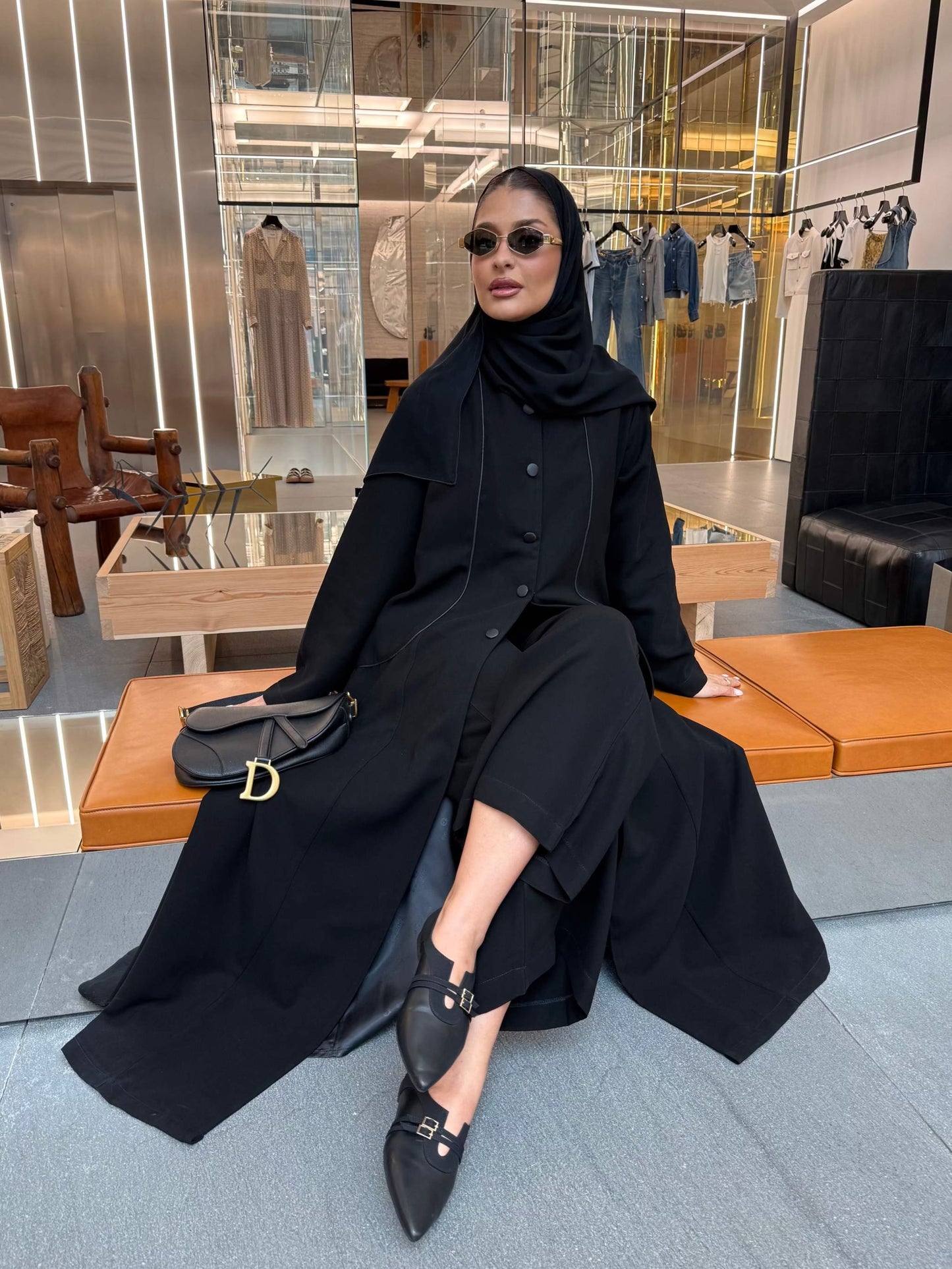 Crepe Abaya with Luxurious Silk Lining