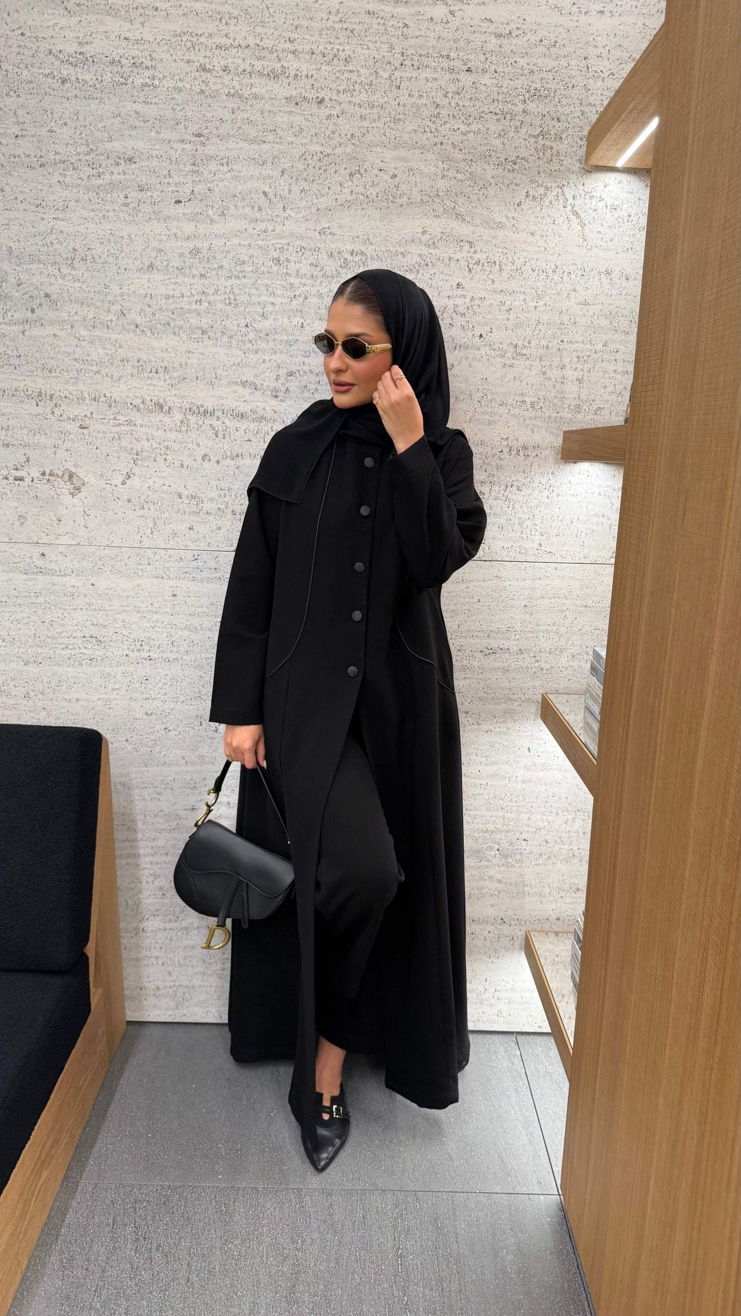 Crepe Abaya with Luxurious Silk Lining