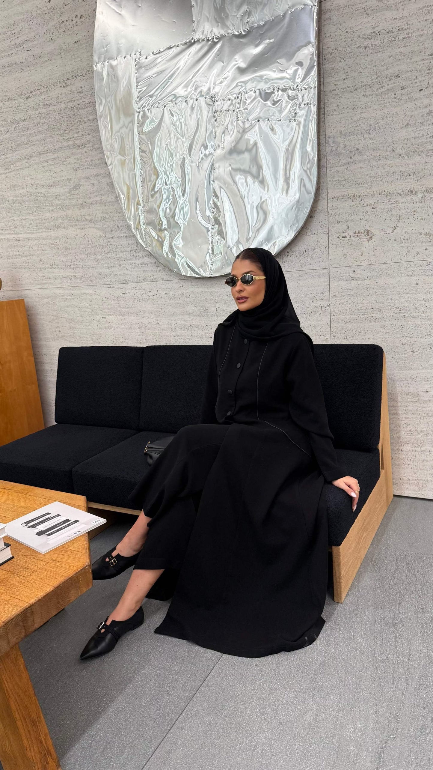 Crepe Abaya with Luxurious Silk Lining