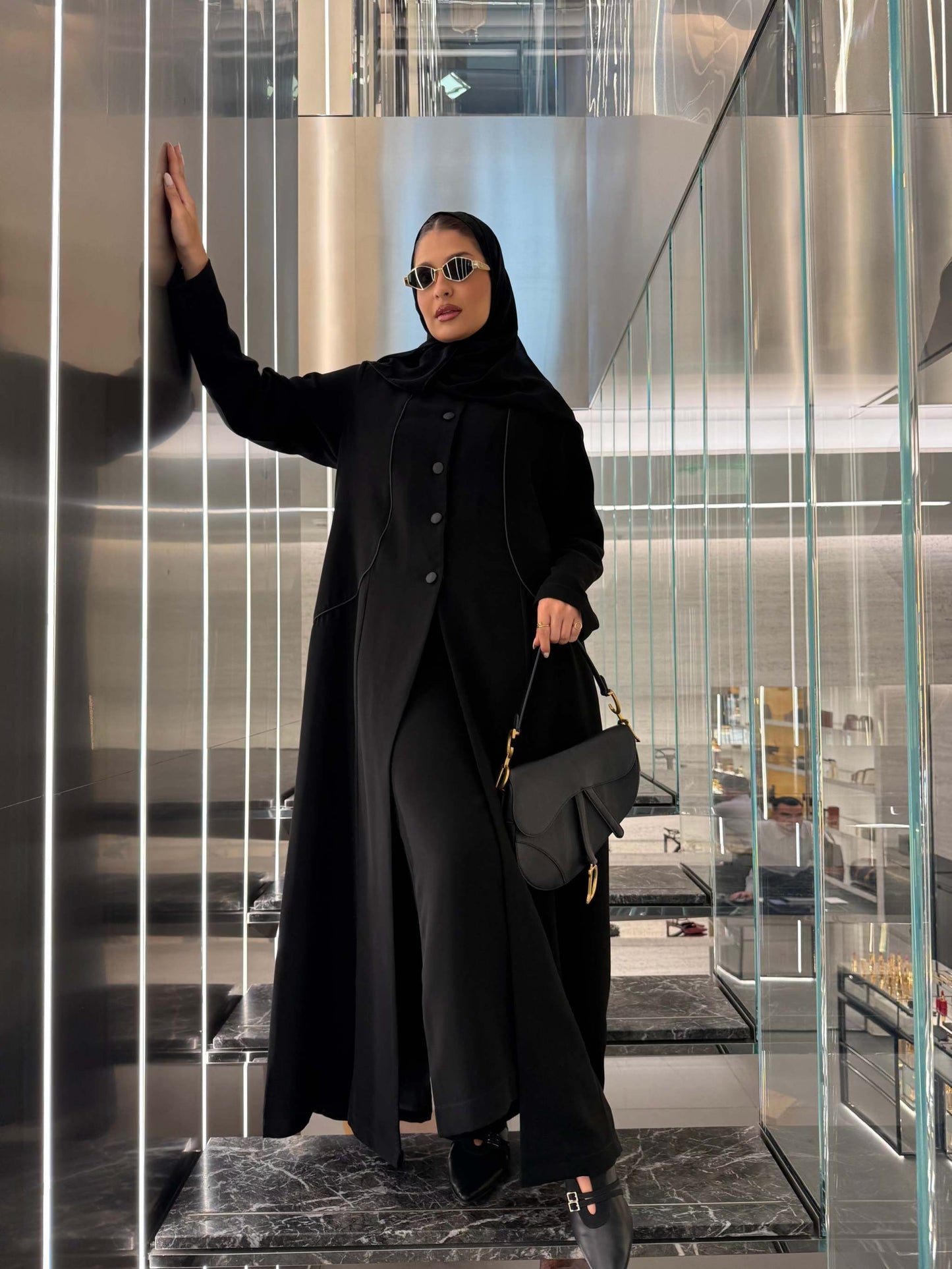 Crepe Abaya with Luxurious Silk Lining