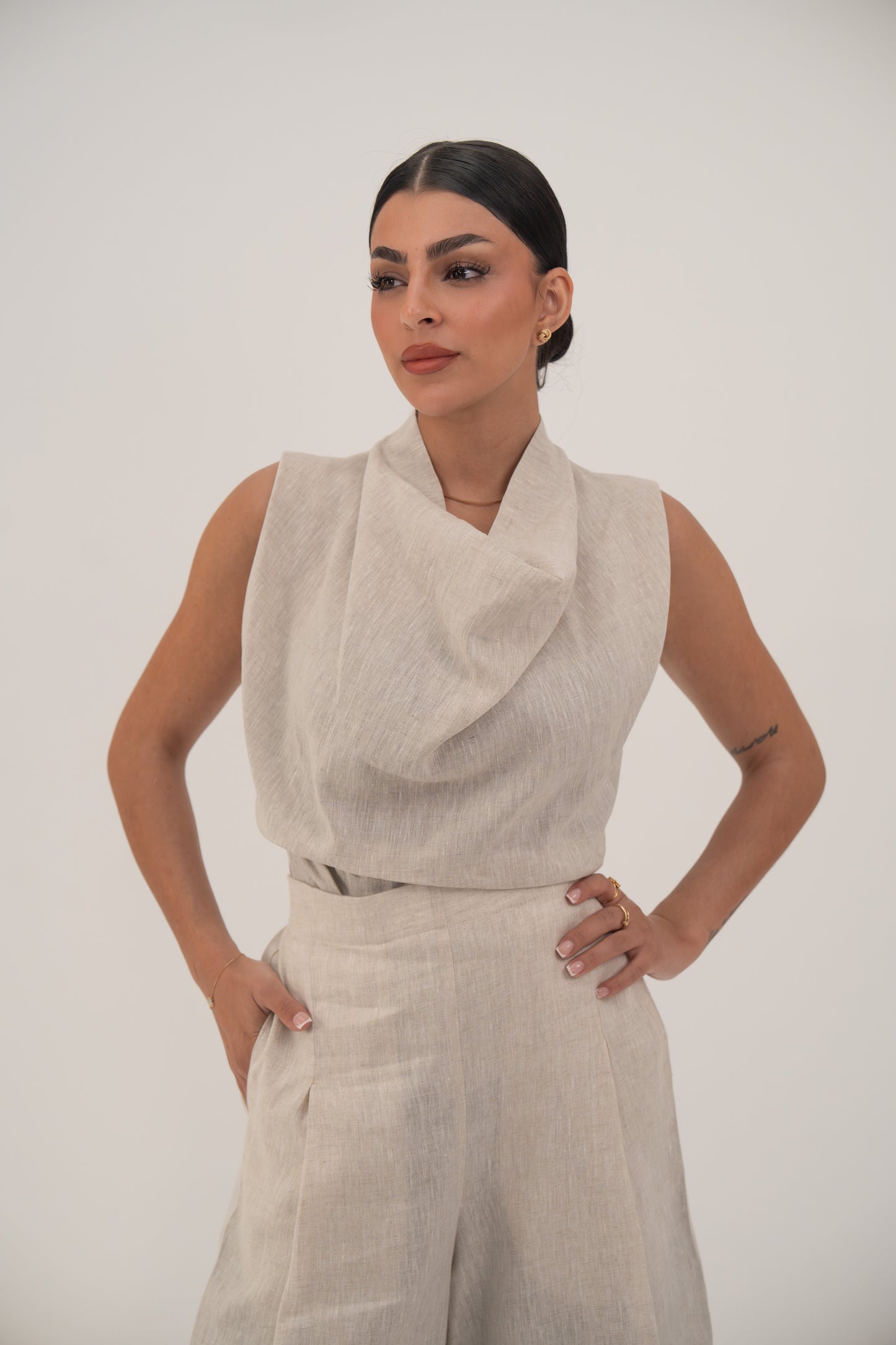 Beige Blouse