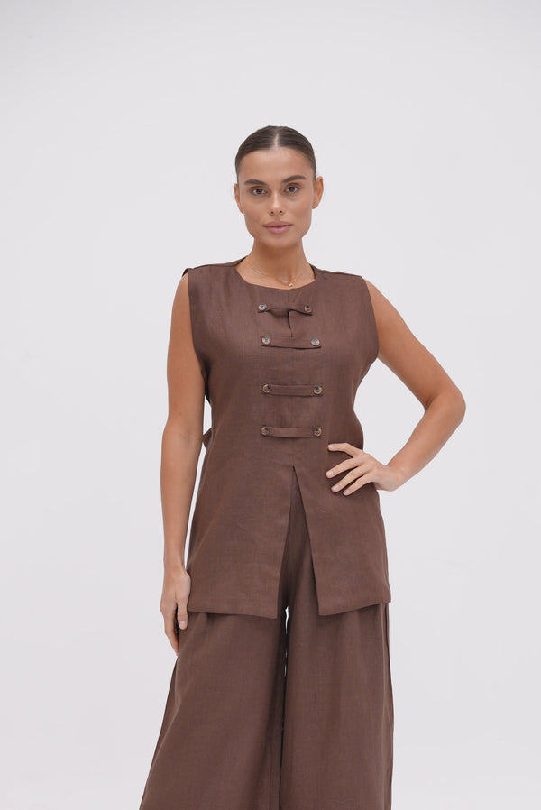 Mocha Vest