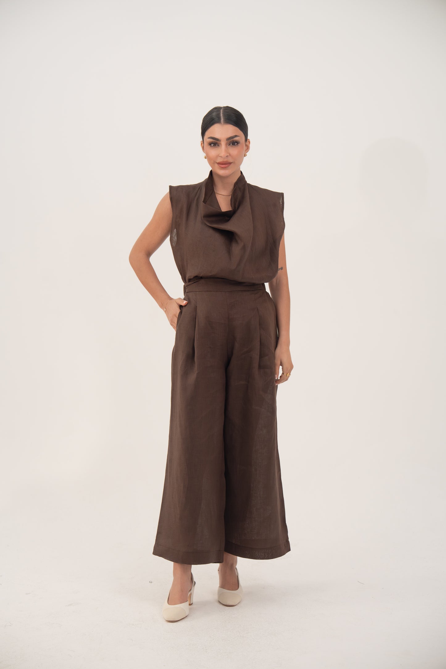 Brown blouse