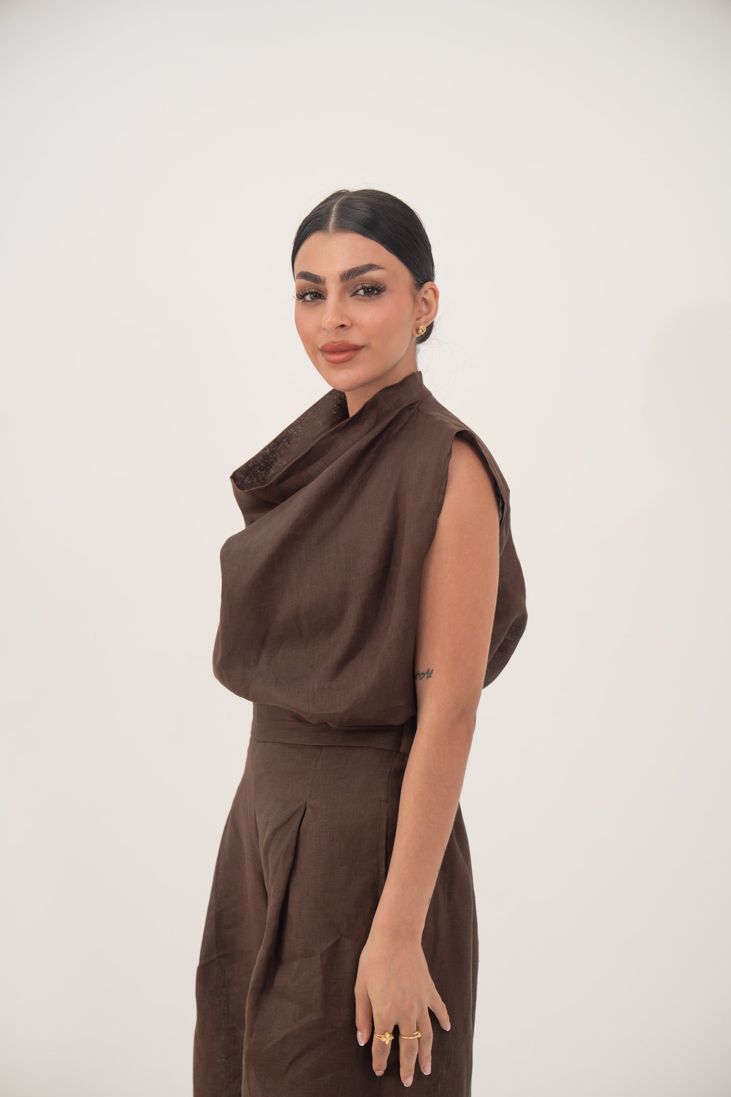 Brown blouse