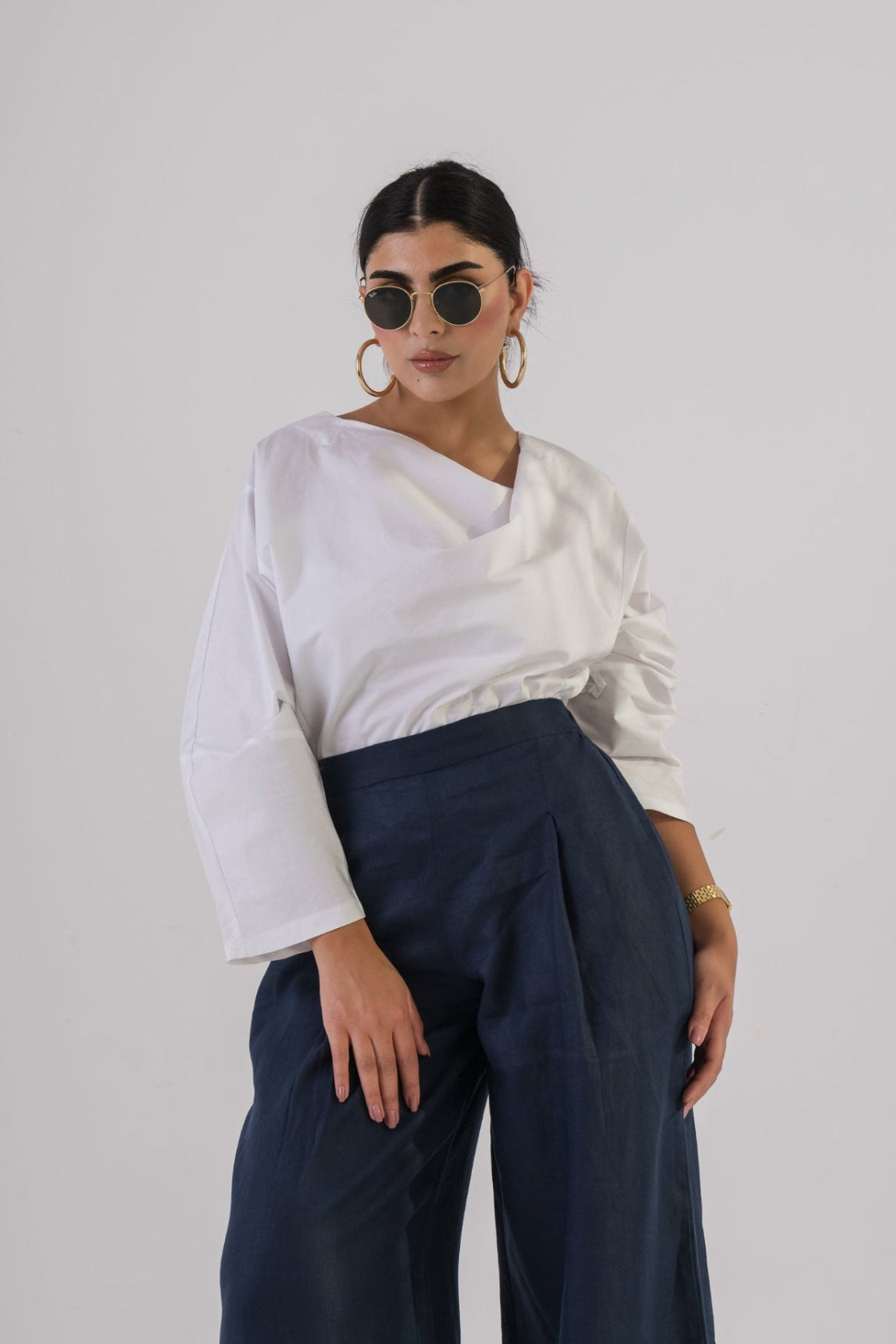Cotton White Blouse