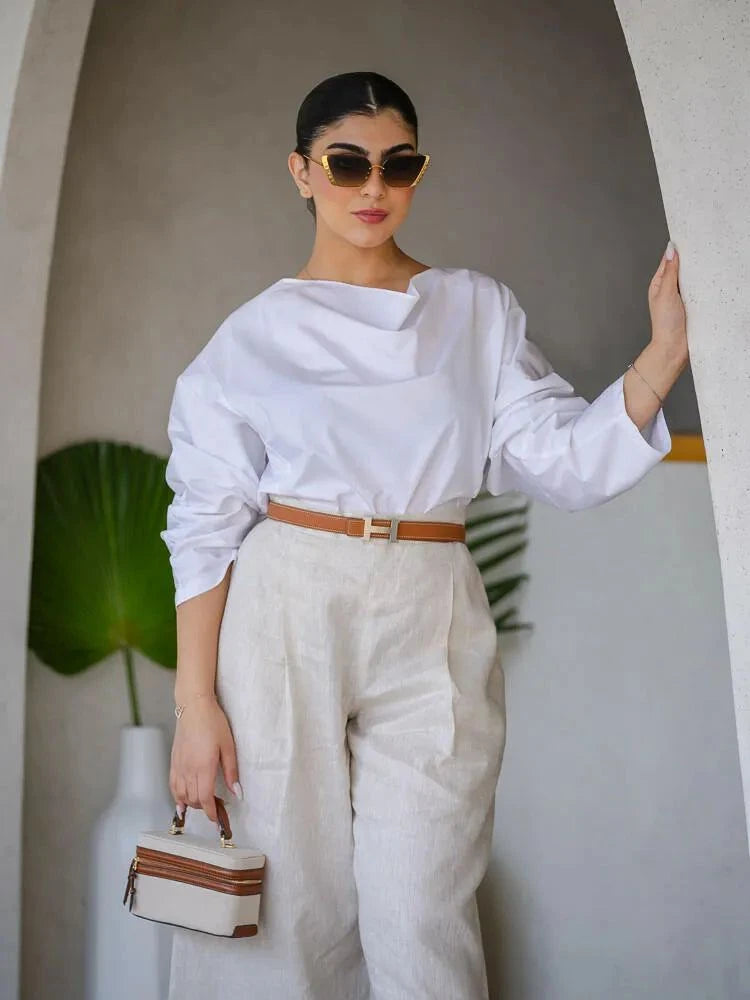 Cotton White Blouse
