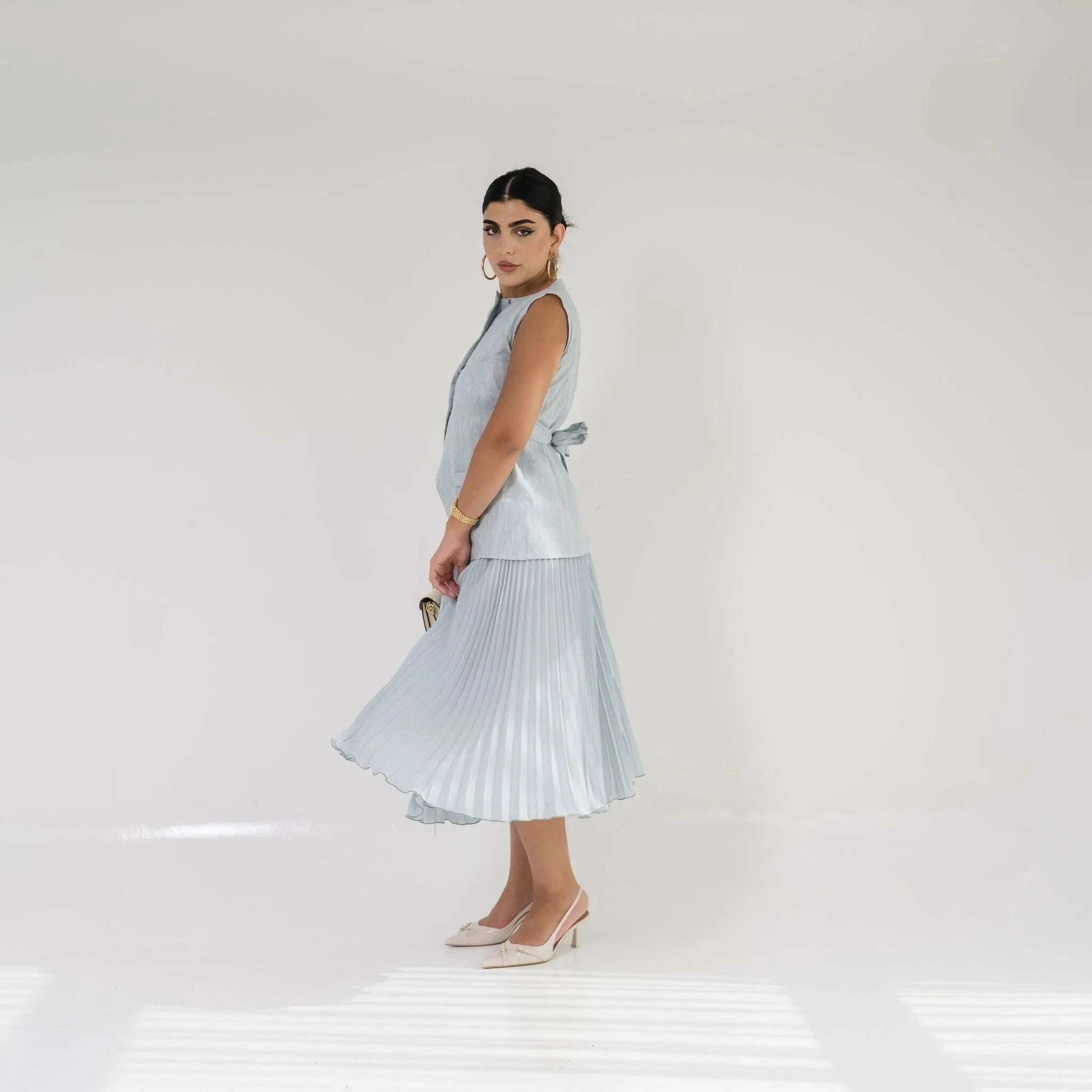 Sky Blue Skirt