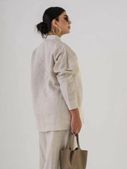 Linen Beige Blouse