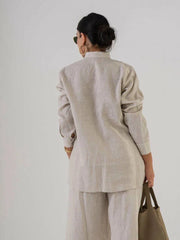 Linen Beige Blouse