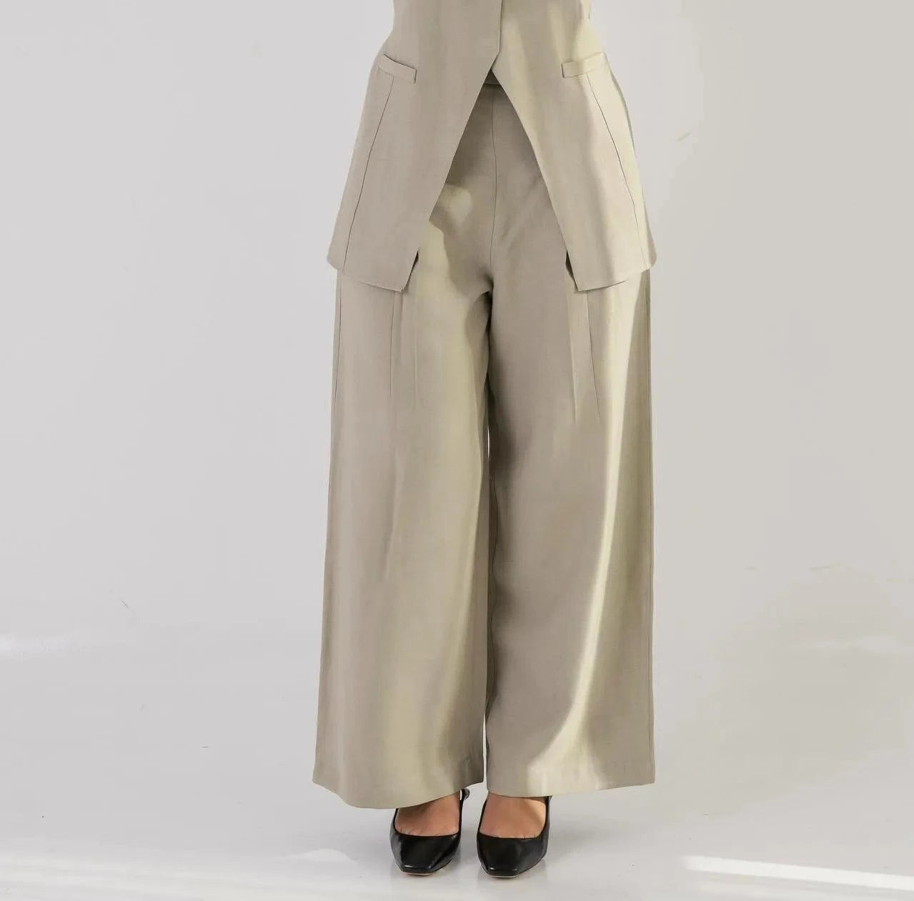 Linen Beige Pants