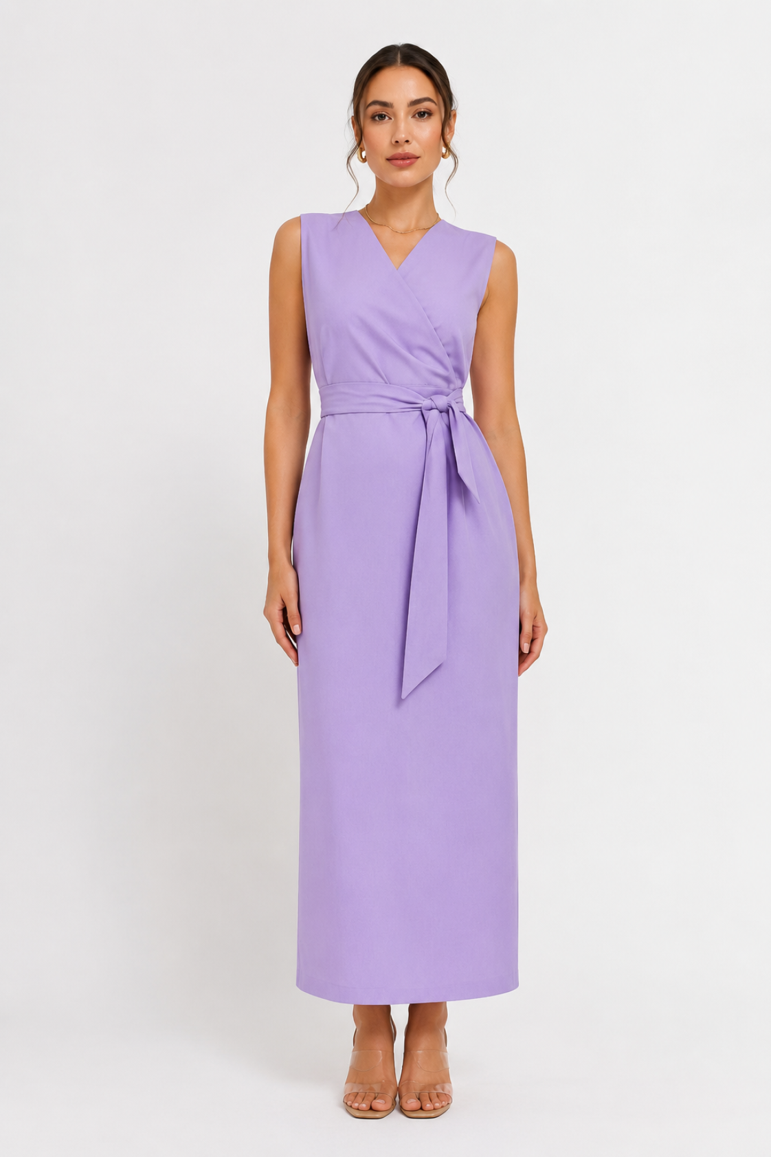 Orchid Linen Dress