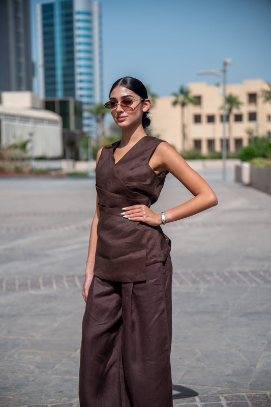 Brown Vest