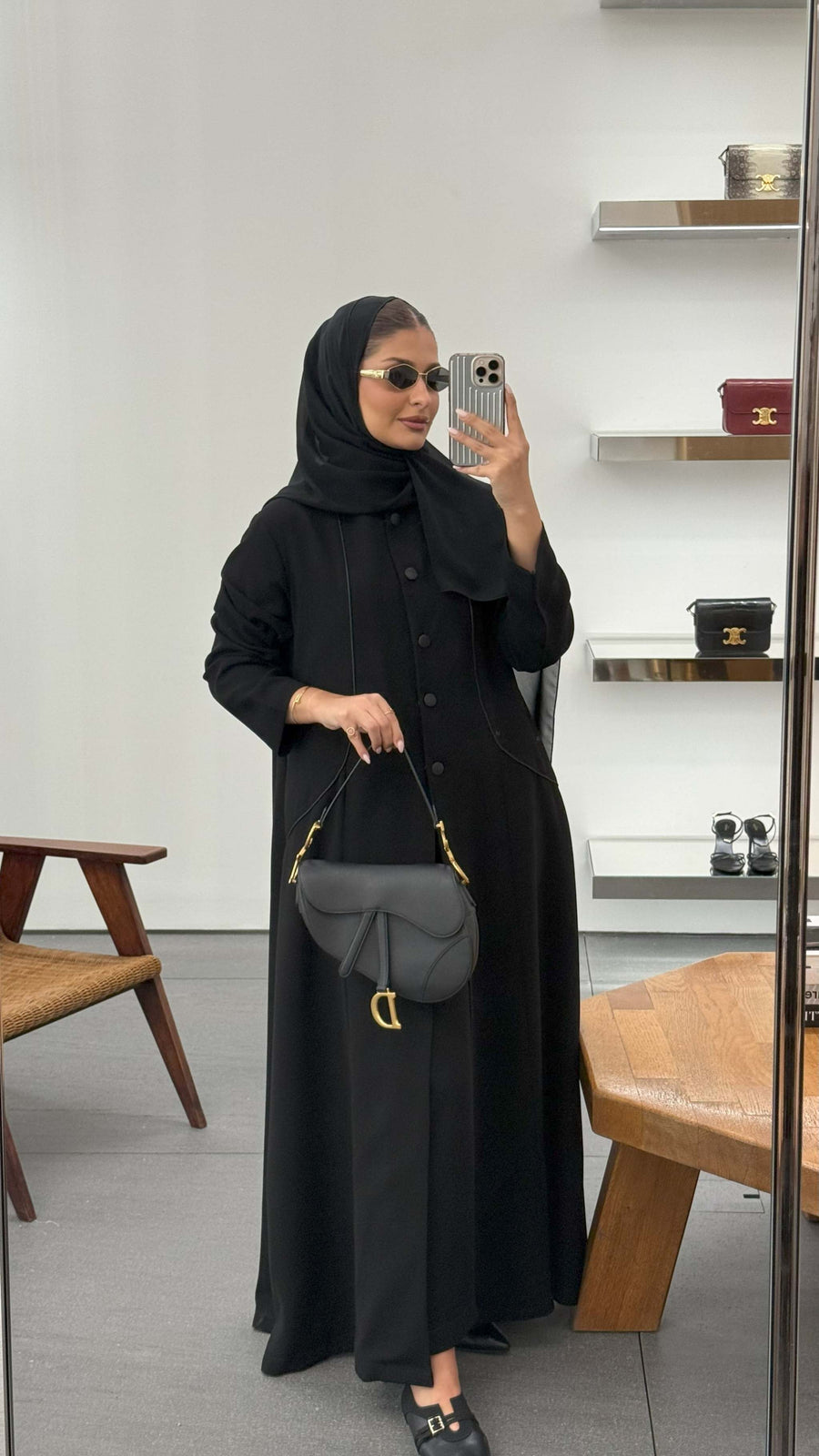 Crepe with silk lining