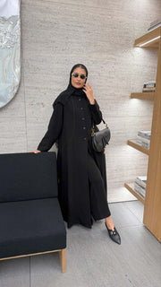 Crepe with silk lining