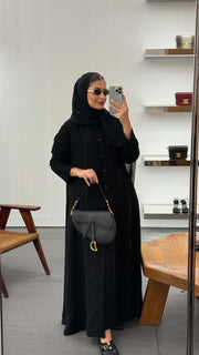 Crepe Abaya with Luxurious Silk Lining