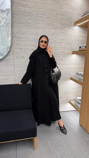 Crepe Abaya with Luxurious Silk Lining