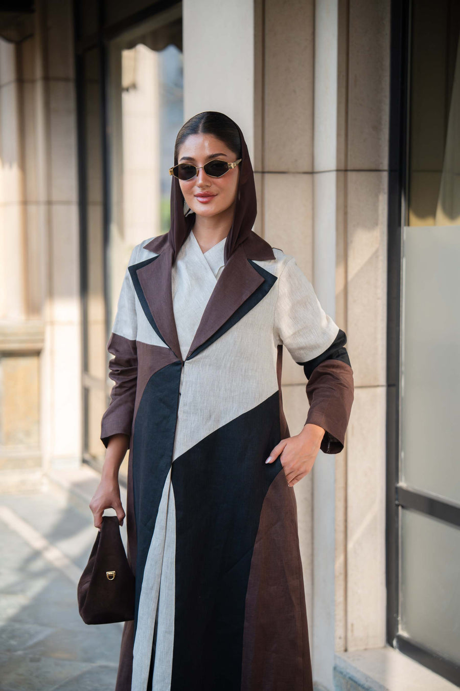 Two-Tone Abaya