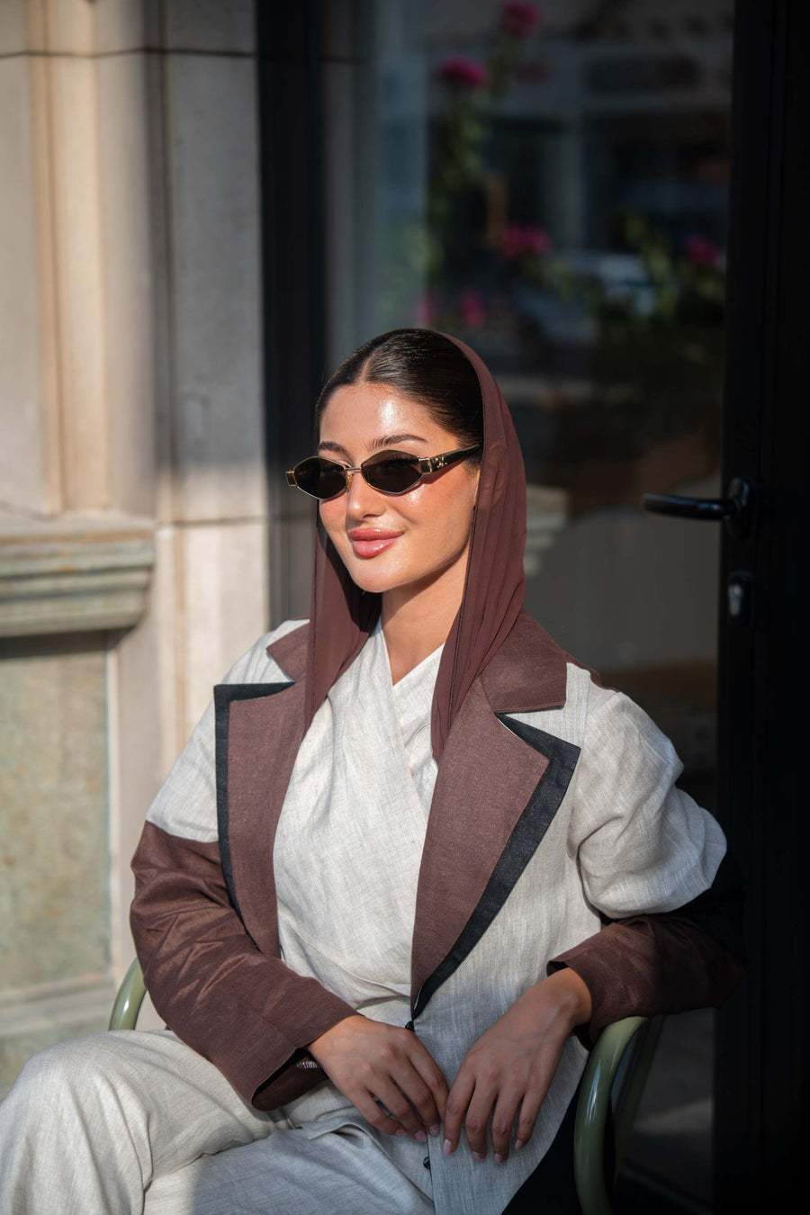 Two-Tone Abaya