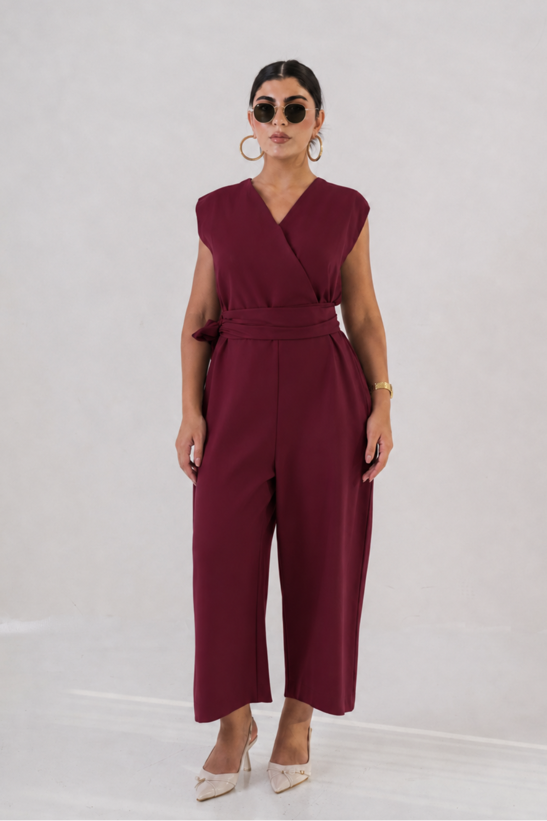 Burgundy Jumpsuit
