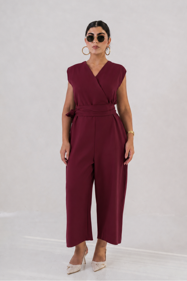 Burgundy Jumpsuit