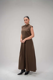 Elegant Brown Dress