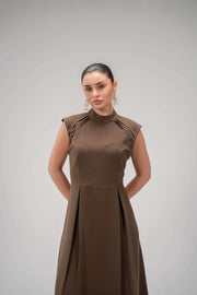 Elegant Brown Dress