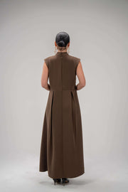 Elegant Brown Dress