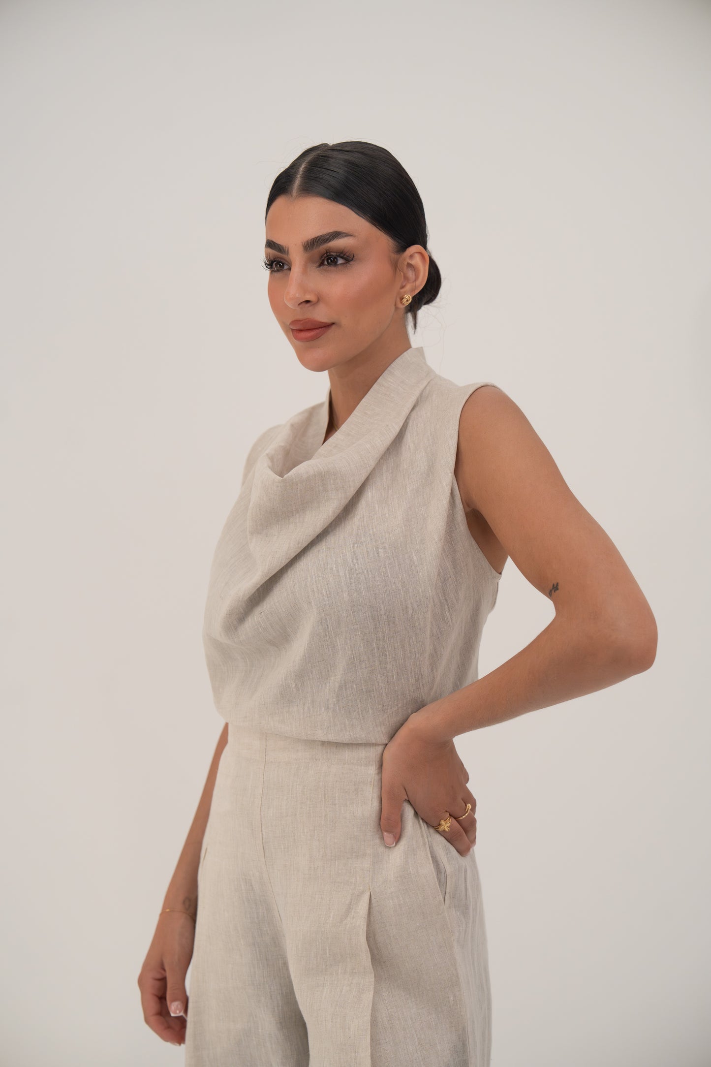 Beige Blouse