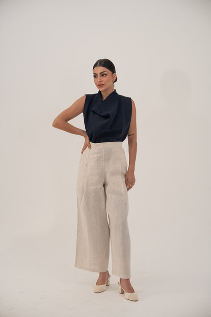 Navy Blue Blouse