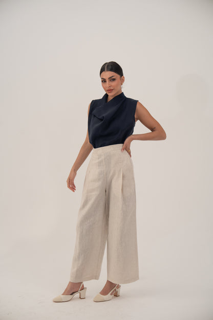 Navy Blue Blouse