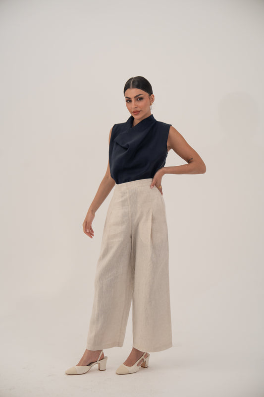 Navy Blue Blouse