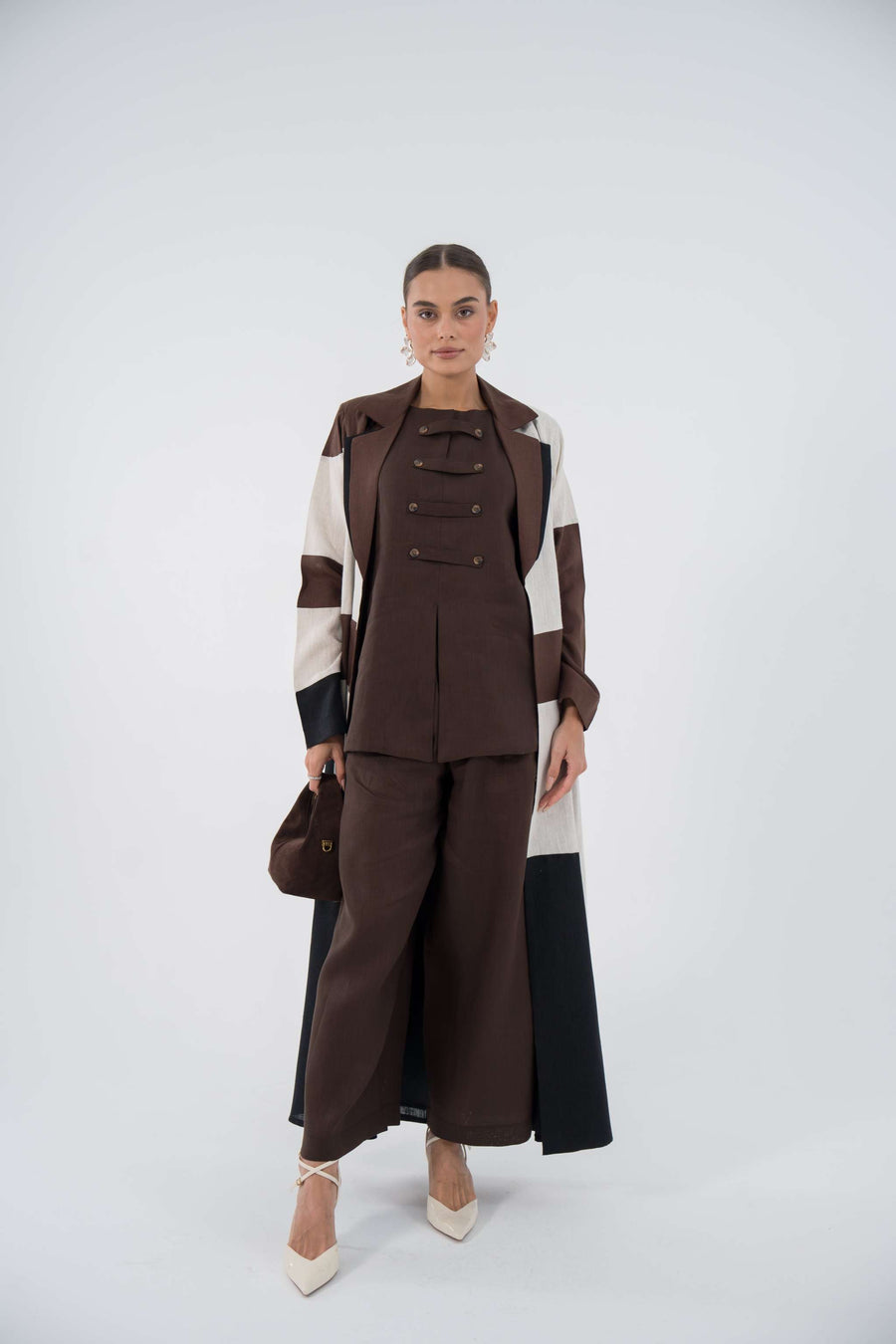 Desert Waves Blazer Abaya