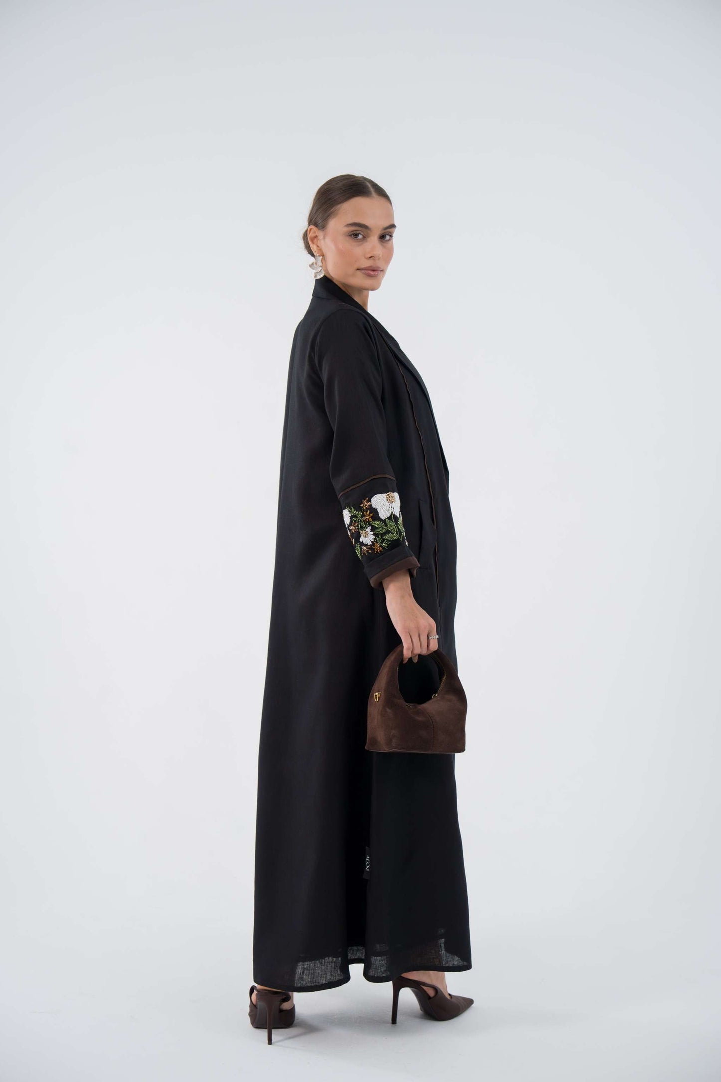 Embroidered Oasis Blazer Abaya