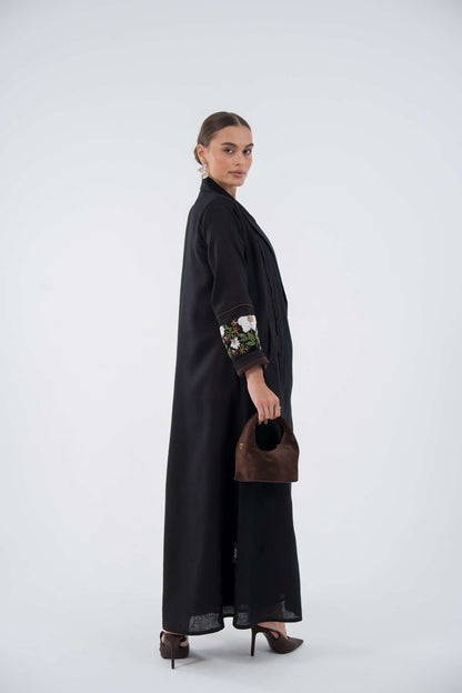 Embroidered Oasis Blazer Abaya