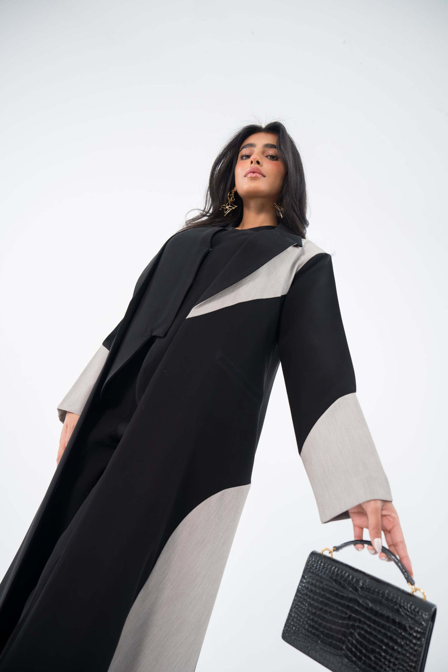 Shadow Blazer Crepe Abaya