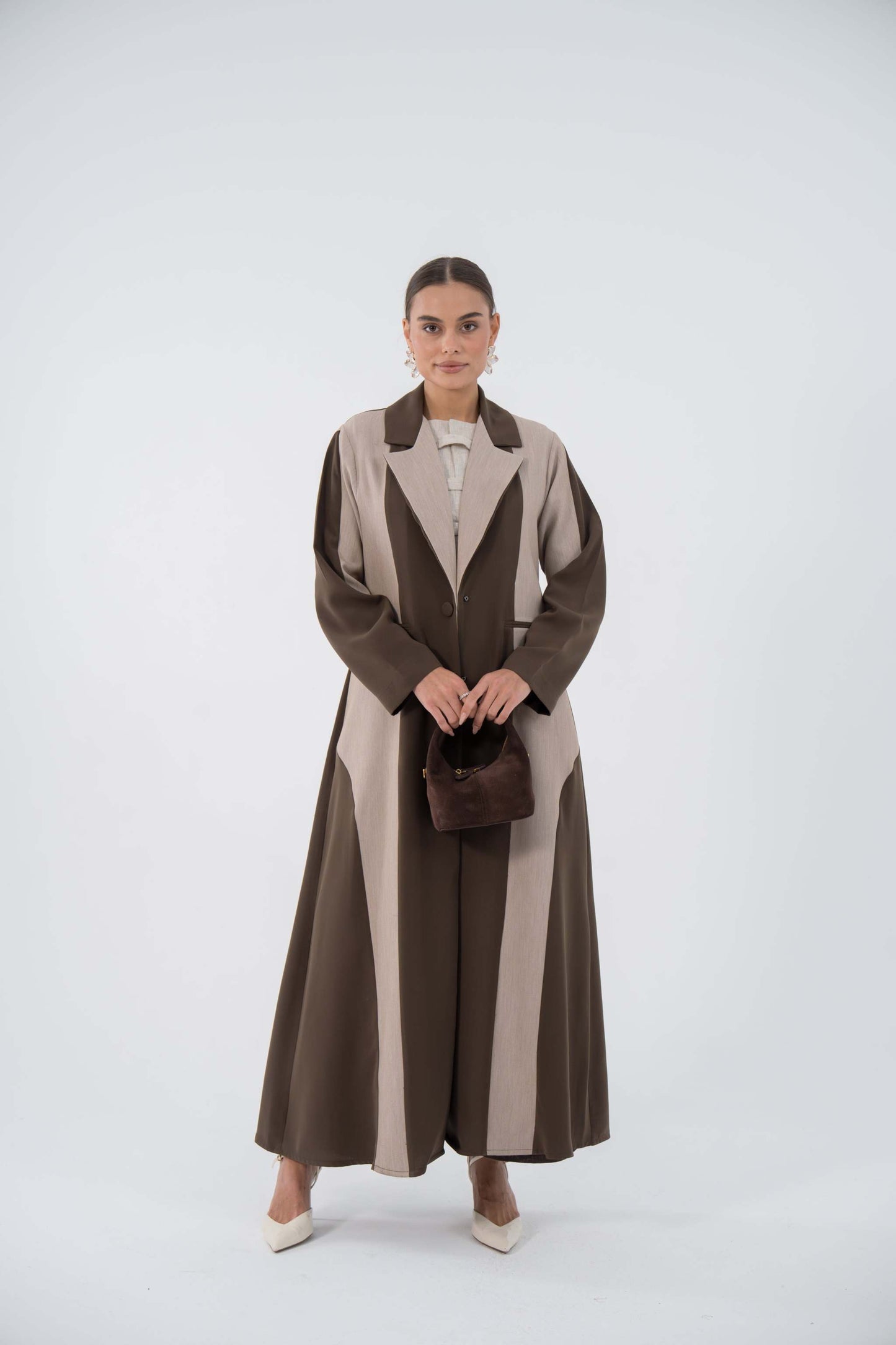 Shade Blazer Crepe Abaya