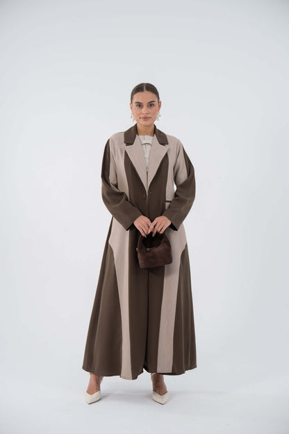 Shade Blazer Crepe Abaya