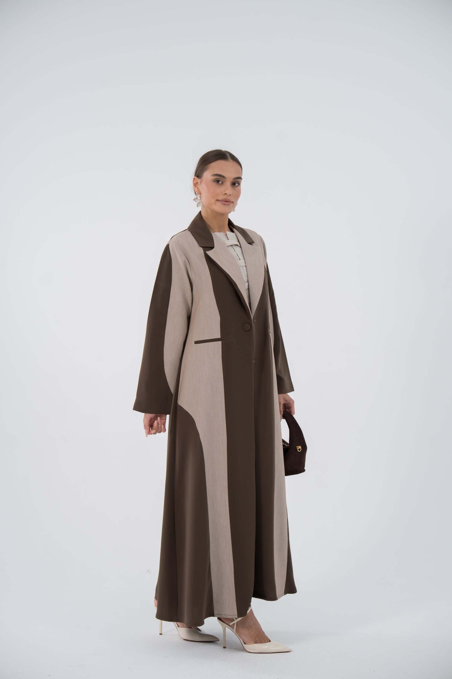Shade Blazer Crepe Abaya