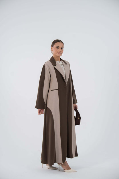 Shade Blazer Crepe Abaya