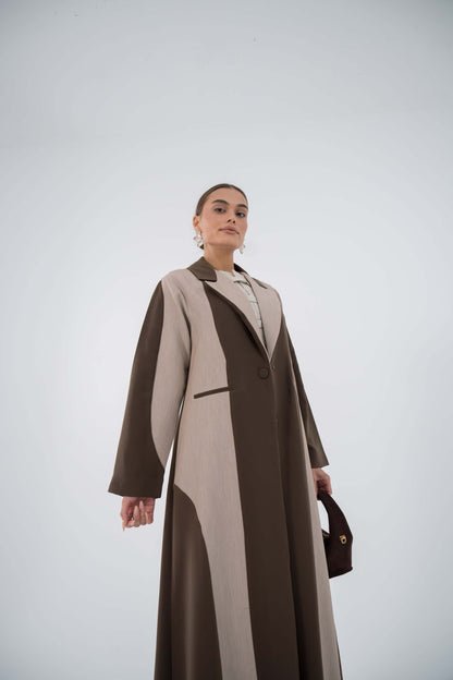 Shade Blazer Crepe Abaya