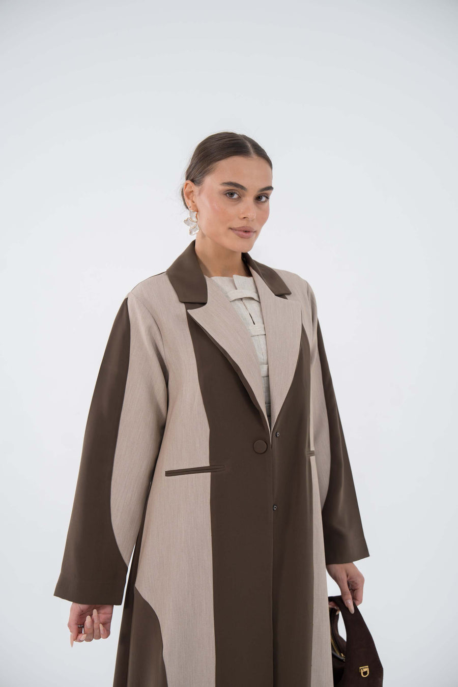 Shade Blazer Crepe Abaya