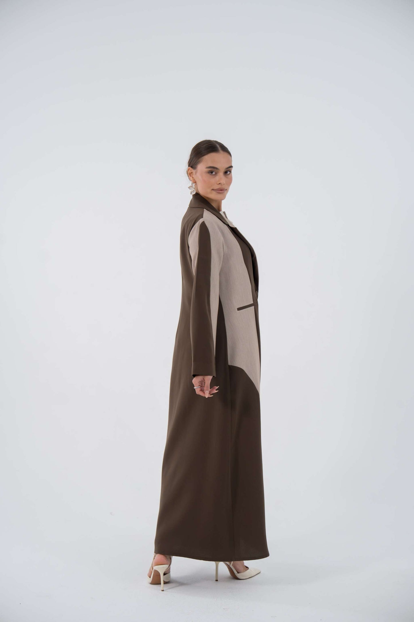 Shade Blazer Crepe Abaya
